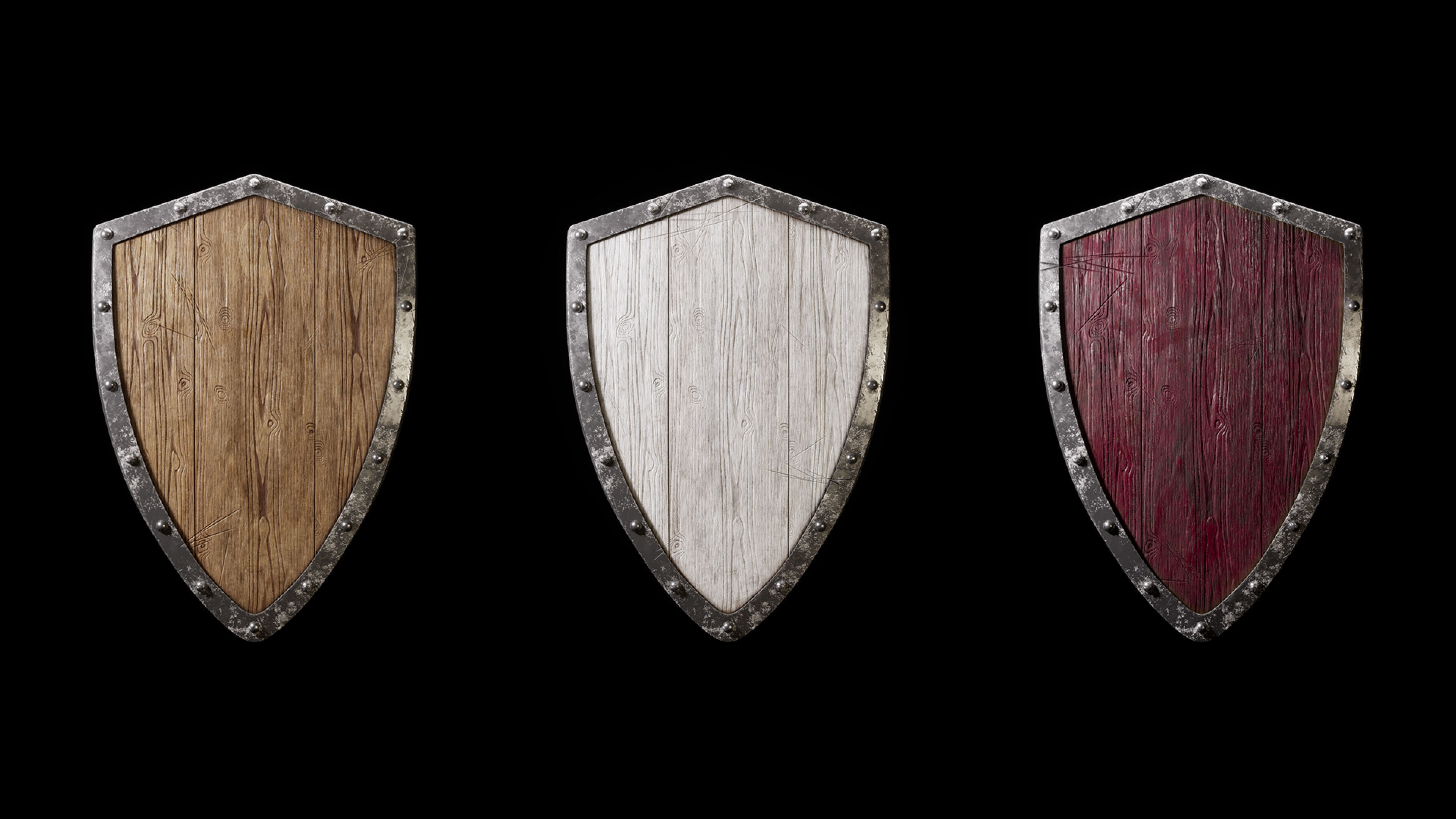 Medieval Shields 3D model_11