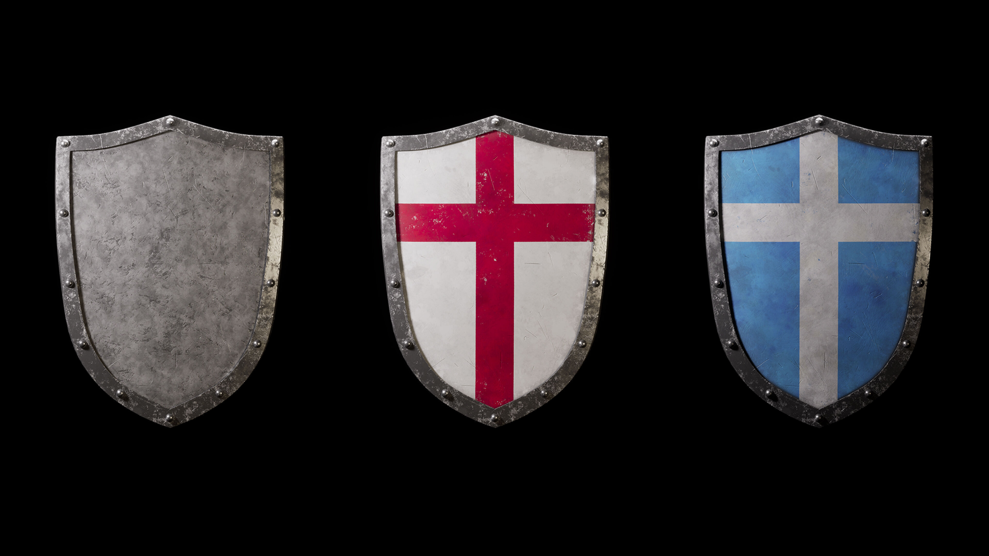Medieval Shields 3D model_7