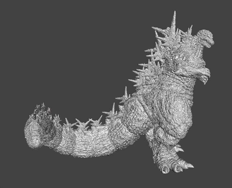 GODZILLA MINUS ONE KAIJU MONSTER MINIATURE GAMES RPG DND 3D print model_2