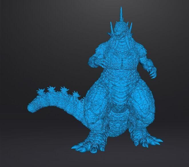 GODZILLA MINUS ONE KAIJU MONSTER MINIATURE GAMES RPG DND 3D print model_8