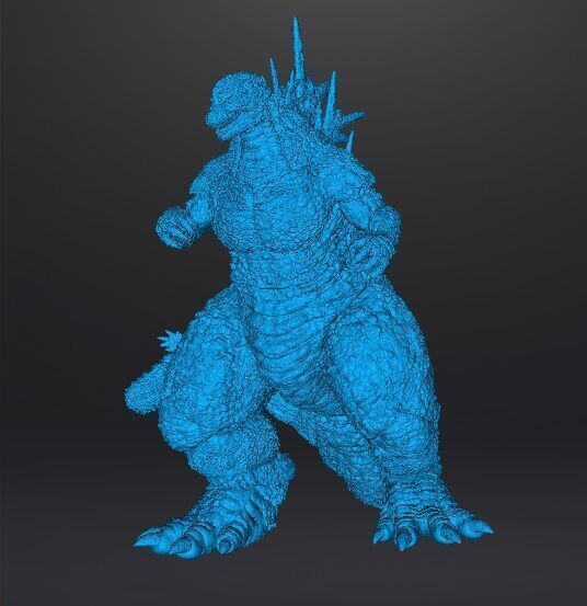 GODZILLA MINUS ONE KAIJU MONSTER MINIATURE GAMES RPG DND 3D print model_10