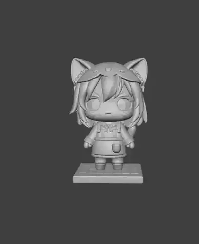 Girl Cat Chibi Fantasy