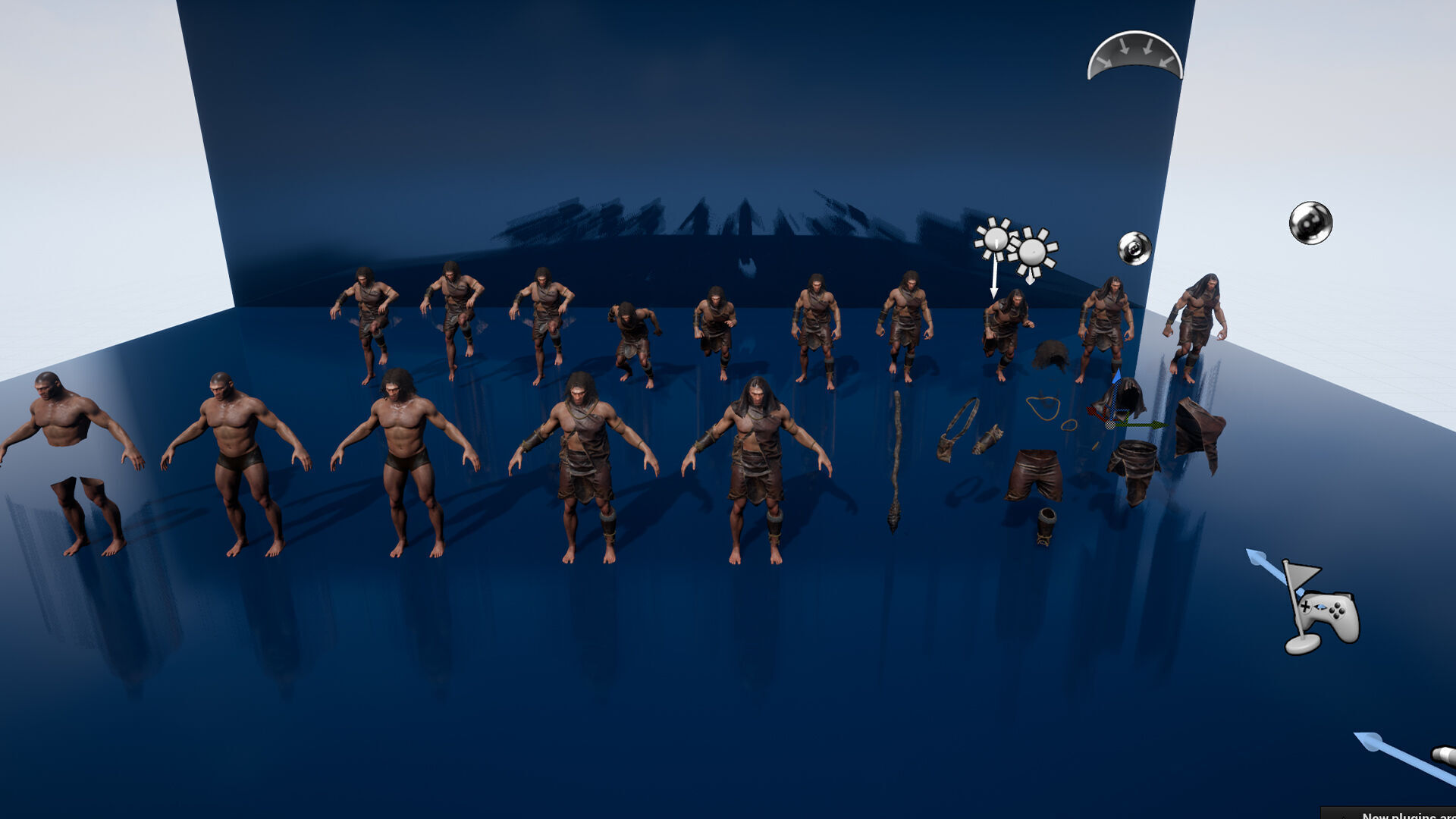 Neanderthal Low-poly 3D model_13