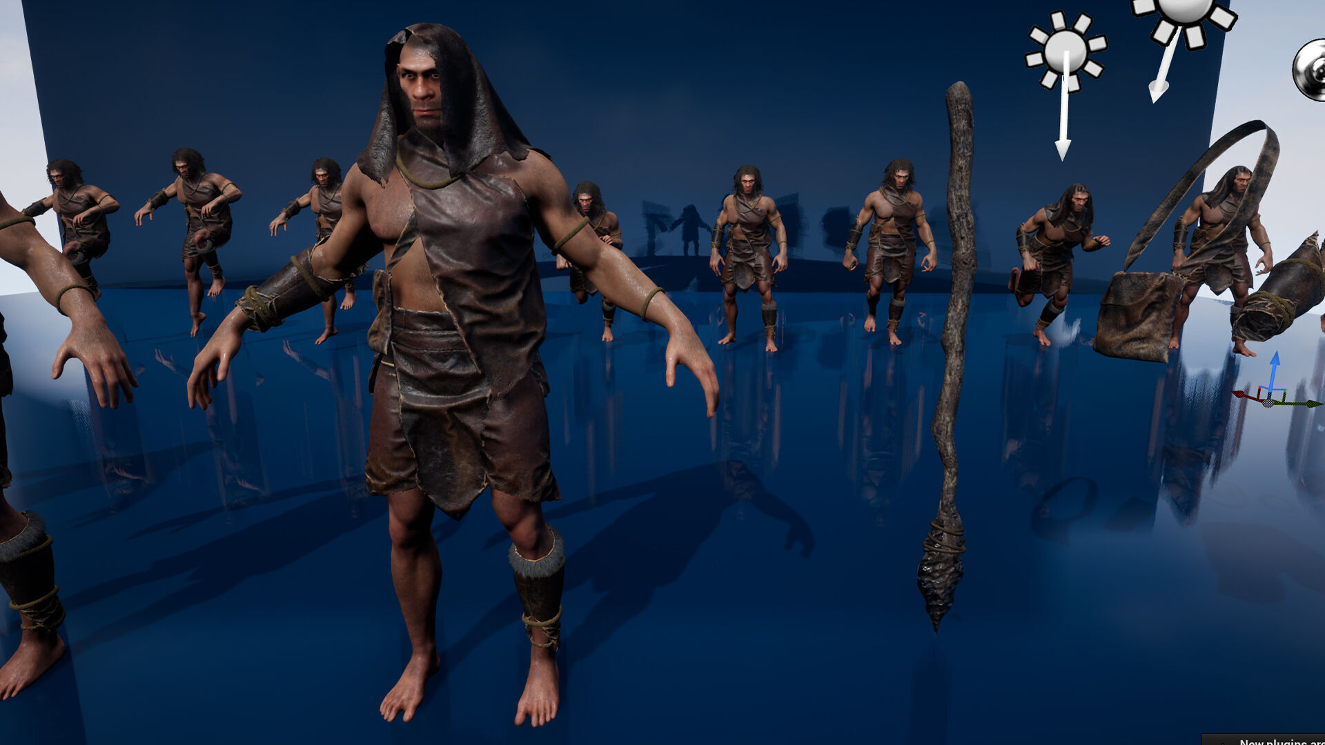 Neanderthal Low-poly 3D model_8