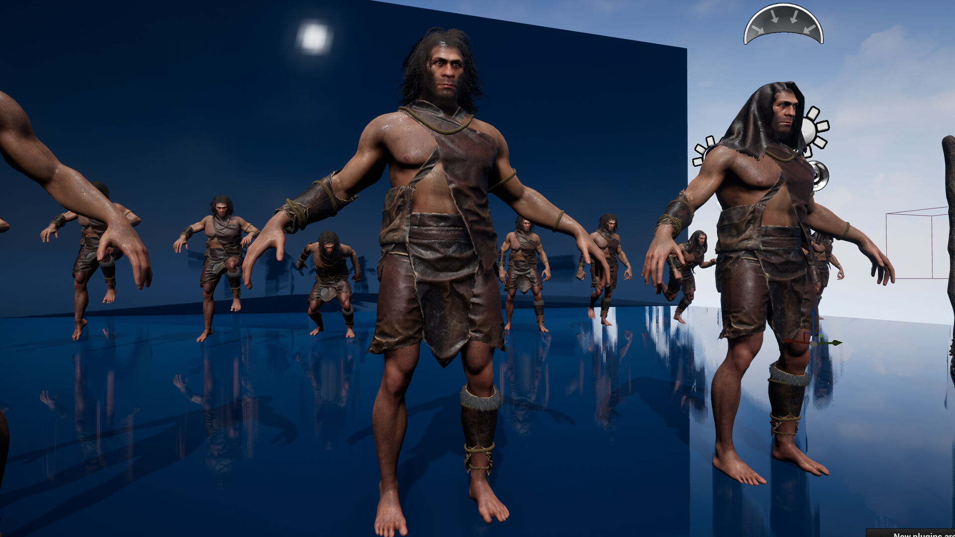 Neanderthal Low-poly 3D model_7