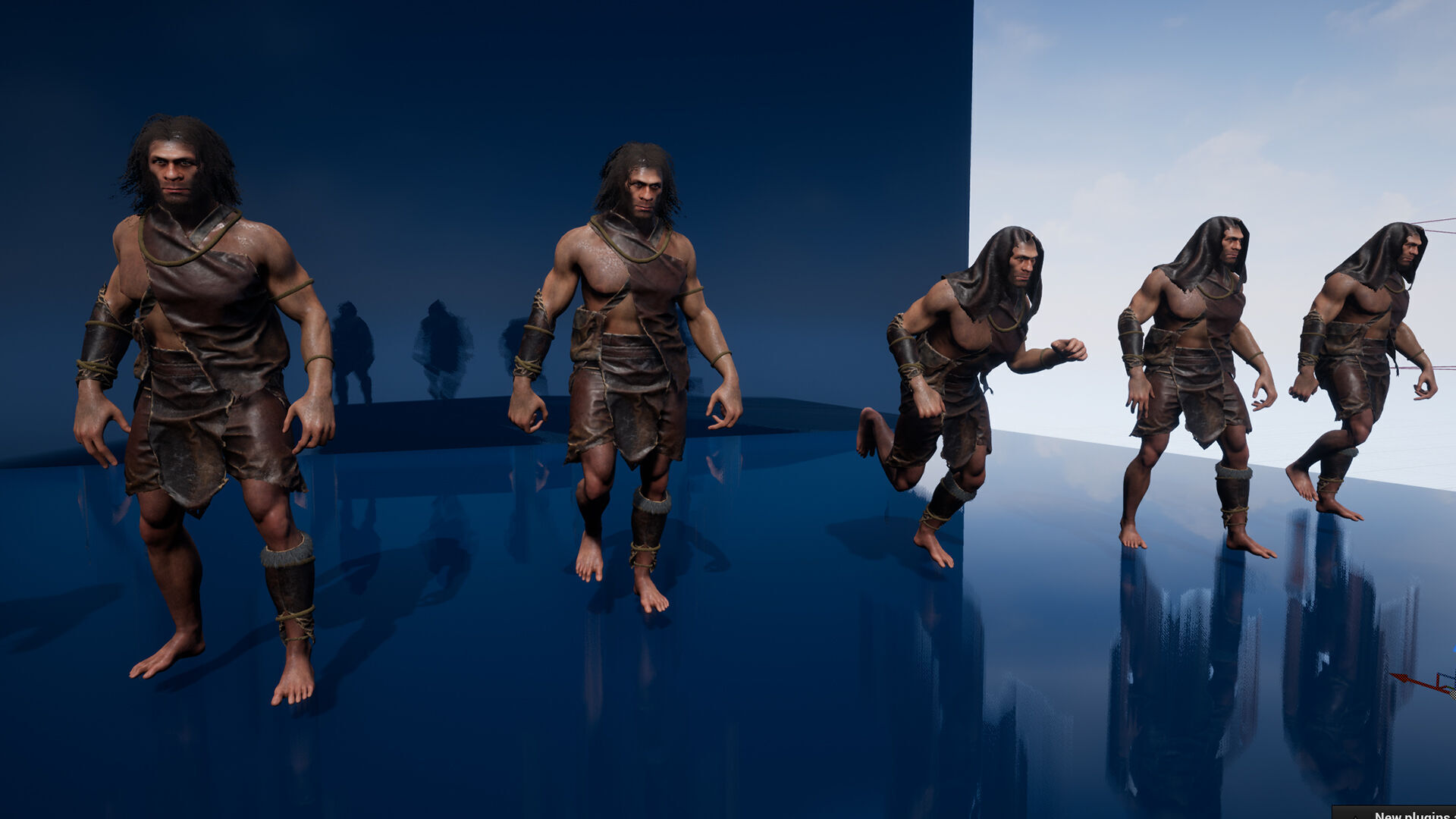 Neanderthal Low-poly 3D model_11