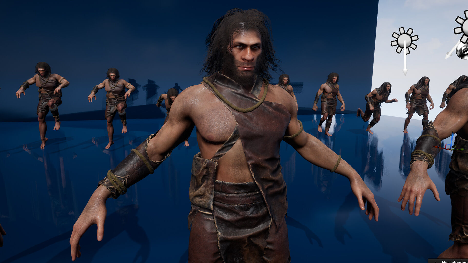 Neanderthal Low-poly 3D model_17