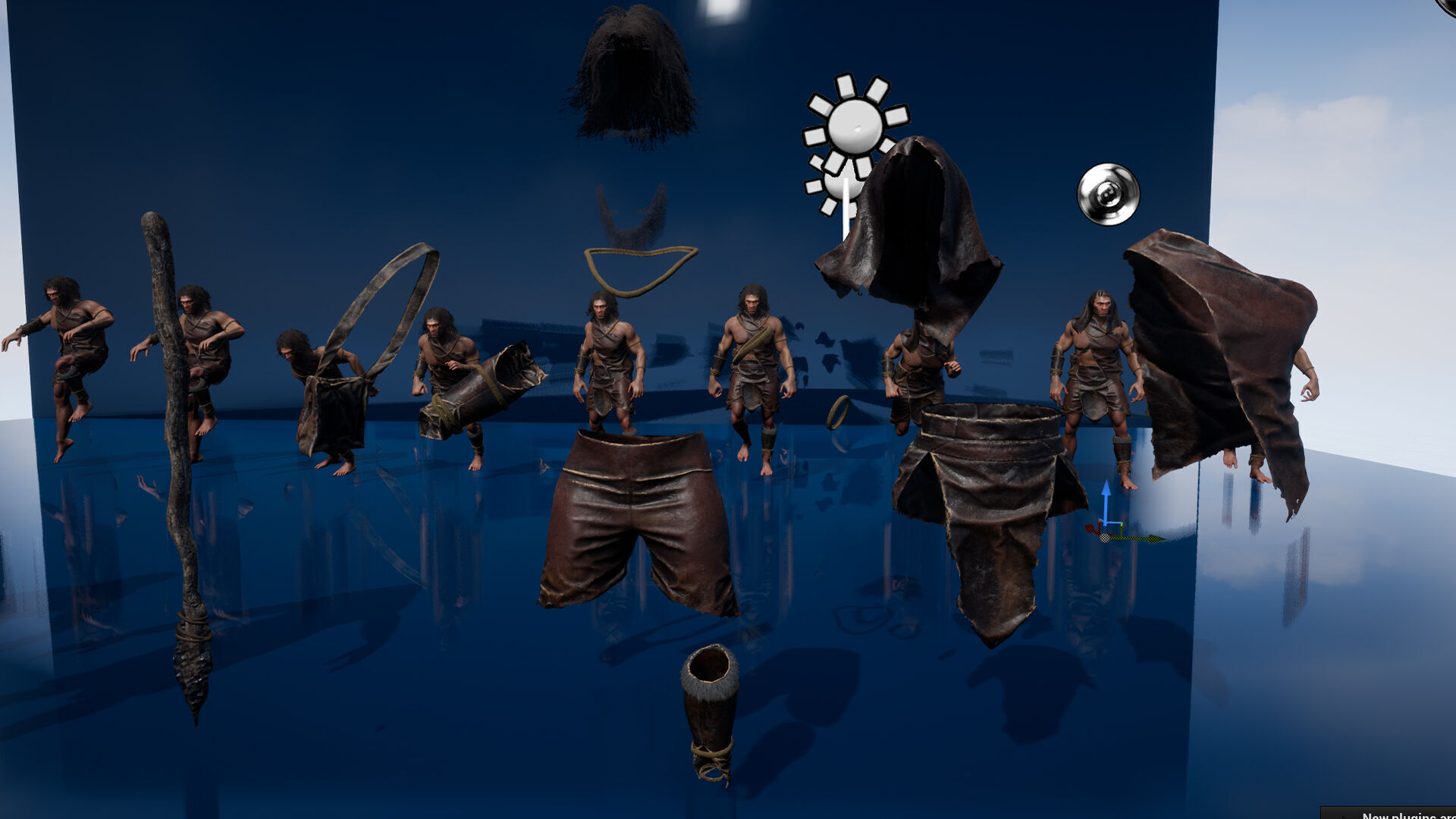 Neanderthal Low-poly 3D model_10