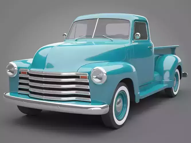 Generic Old Pickup Truck 01