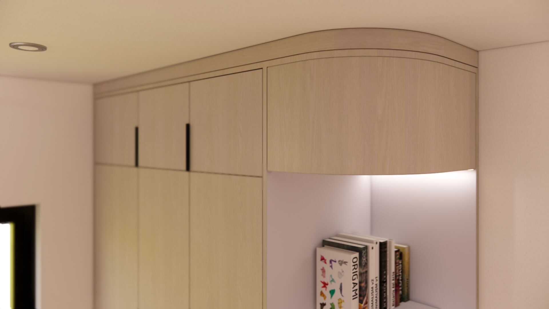 Small Apartment Bedroom Design Smart and Space Efficient  3D model_11