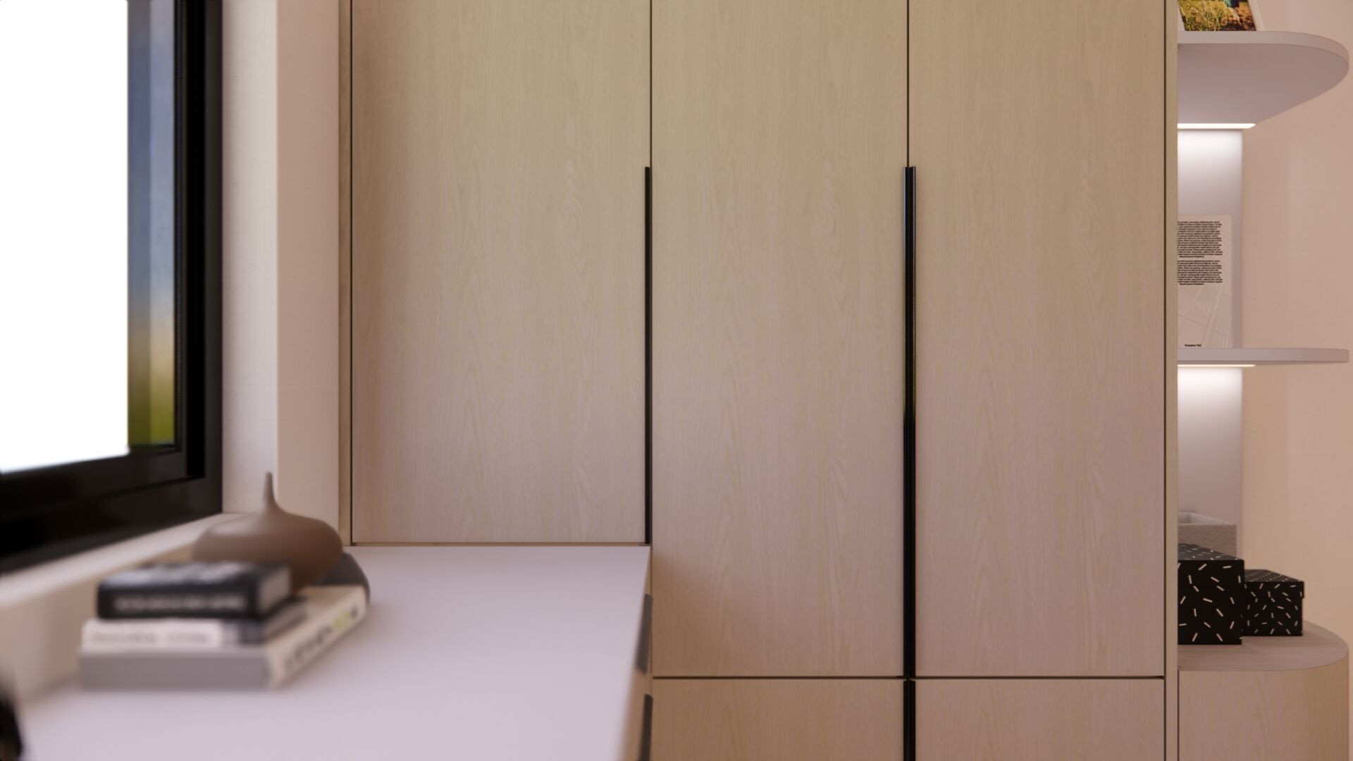 Small Apartment Bedroom Design Smart and Space Efficient  3D model_16