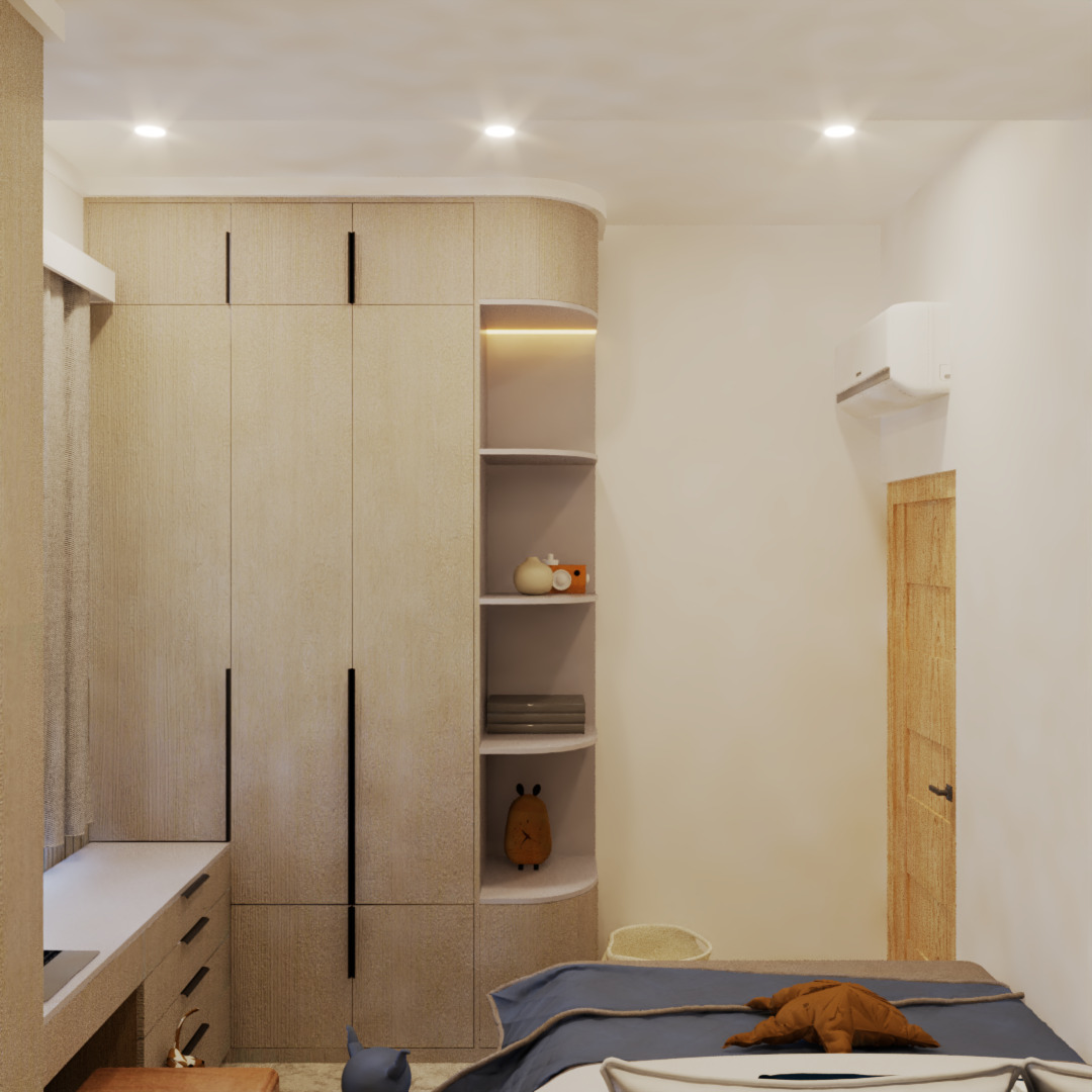 Small Apartment Bedroom Design Smart and Space Efficient  3D model_3