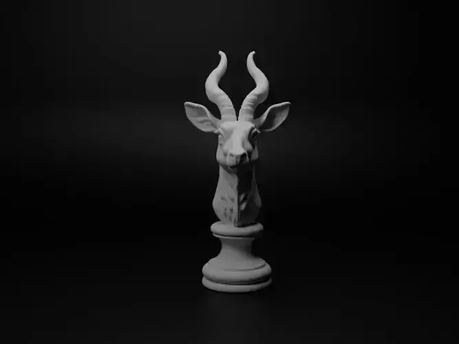 Okapi Animal Bust Chess