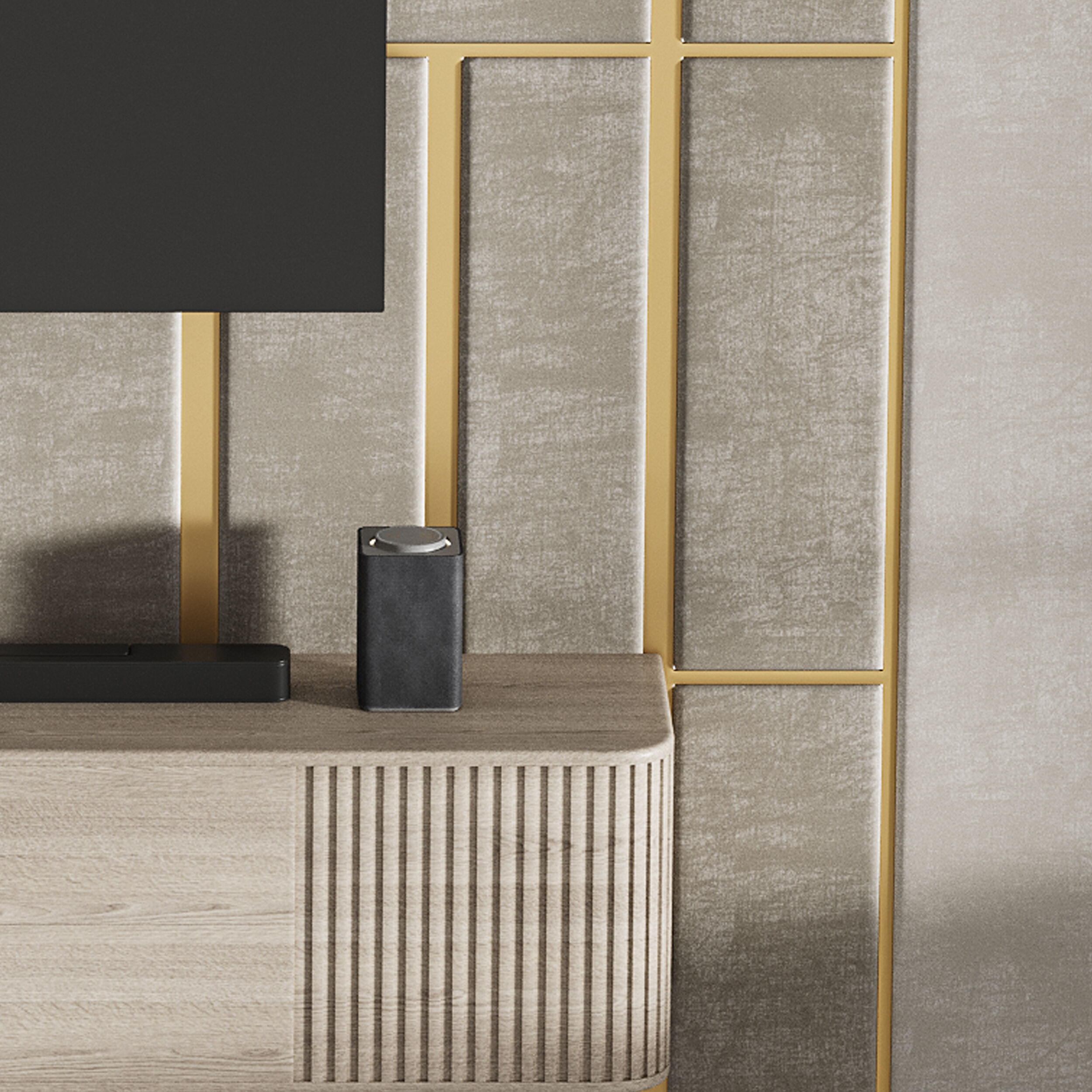 Modern TV Wall 032 3D model_11