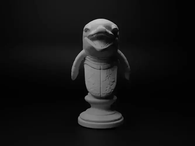 Orca Animal Bust Chess