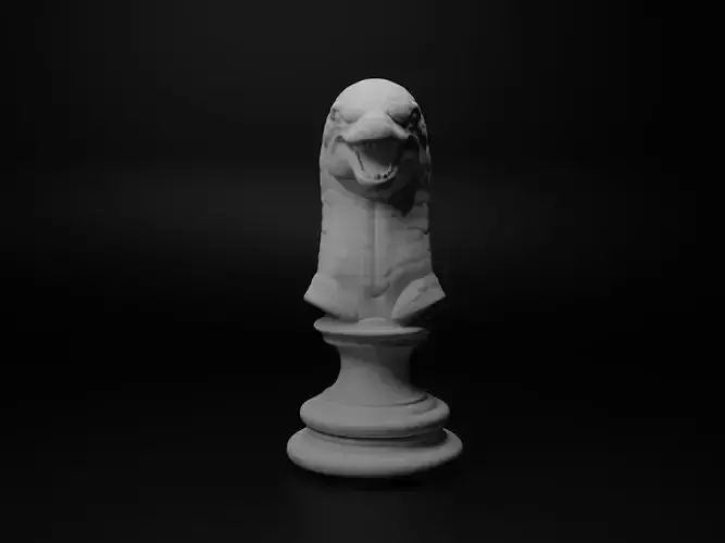 Orca Animal Bust Chess