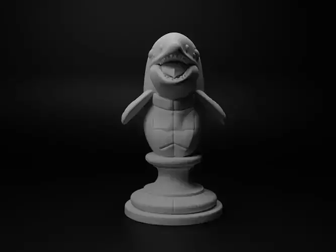 Ostrich Animal Bust Chess