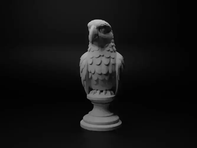 Parrot Animal Bust Chess