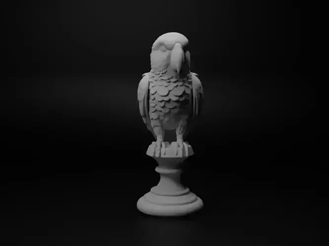 Parrot Animal Bust Chess