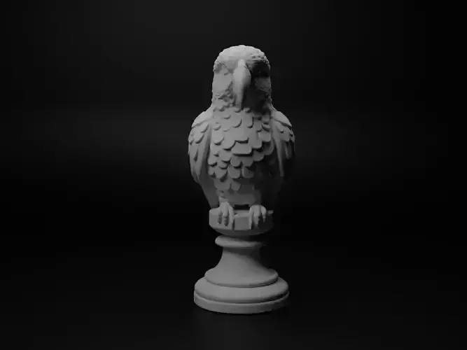 Parrot Animal Bust Chess