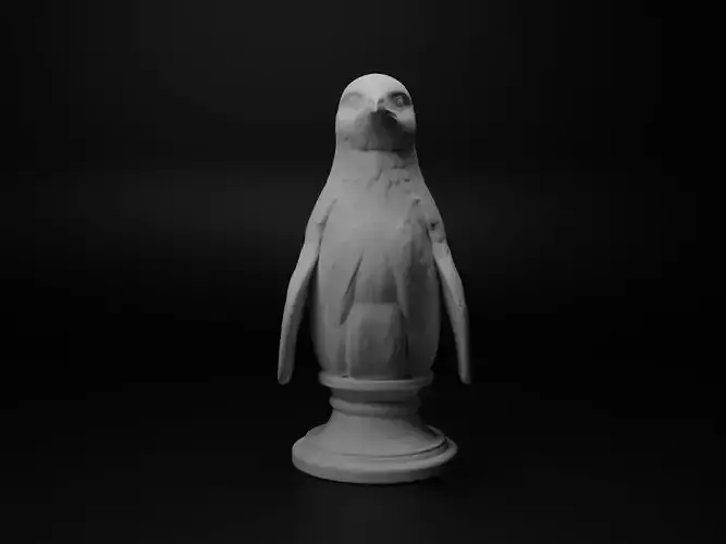 Penguin Animal Bust Chess