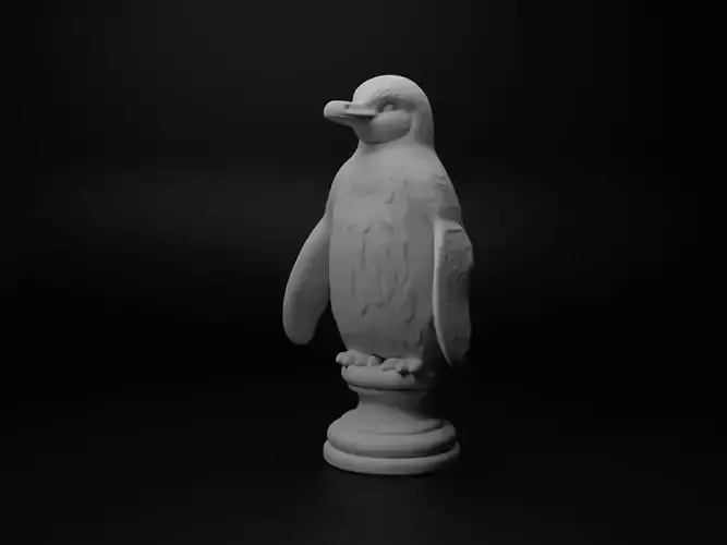 Penguin Animal Bust Chess