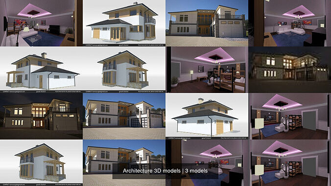 Architecture 3D models 3D Model Collection