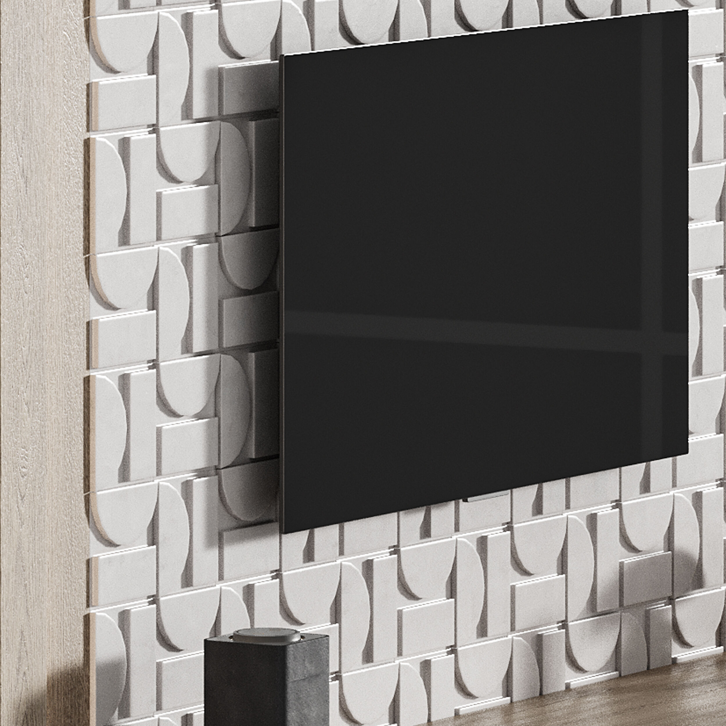 Modern TV Wall 035 3D model_12
