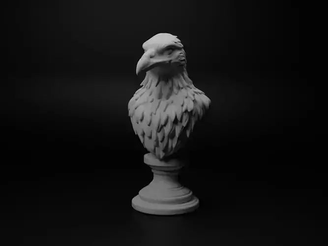 Raven Animal Bust Chess