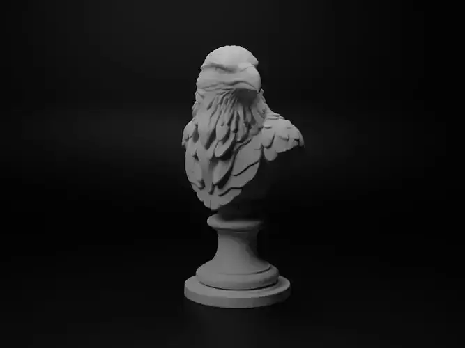 Raven Animal Bust Chess
