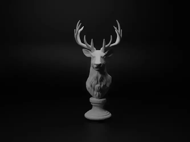 Reindeer Animal Bust Chess