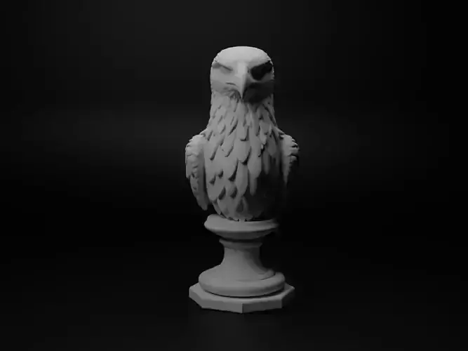 Sea Eagle Animal Bust Chess