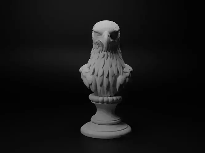Sea Eagle Animal Bust Chess