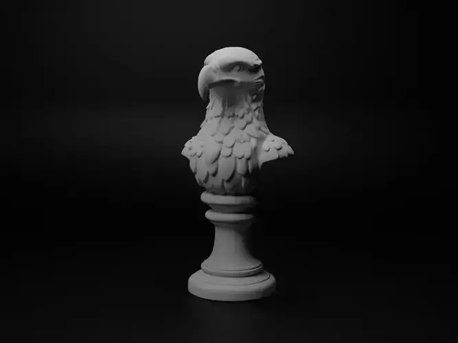 Sea Eagle Animal Bust Chess