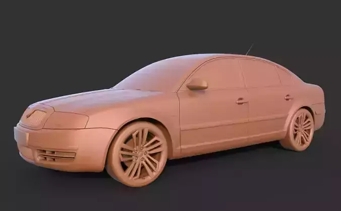 Skoda Superb 3D print model