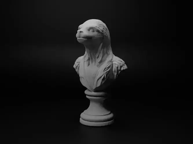 Sloth Animal Bust Chess