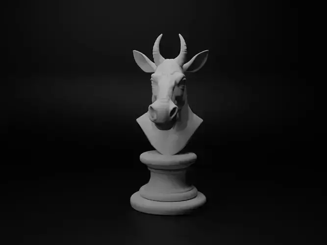 Tapir Animal Bust Chess