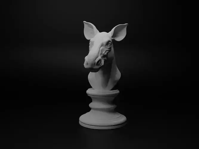 Tapir Animal Bust Chess