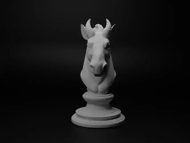 Tapir Animal Bust Chess
