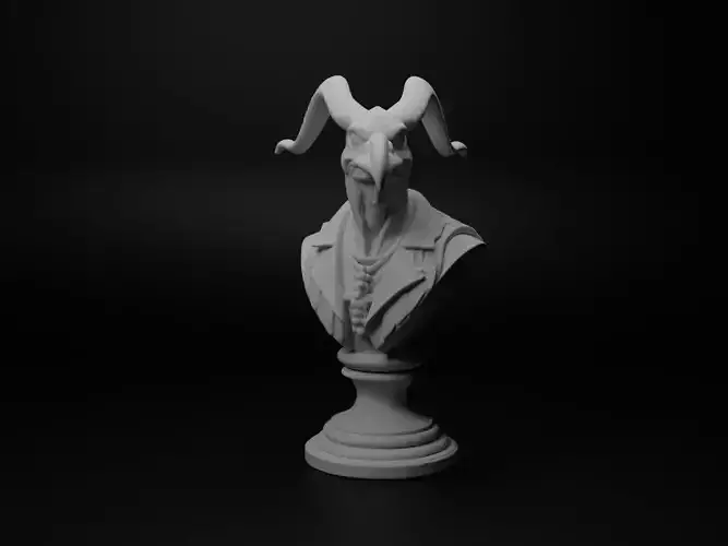 Vulture Animal Bust Chess