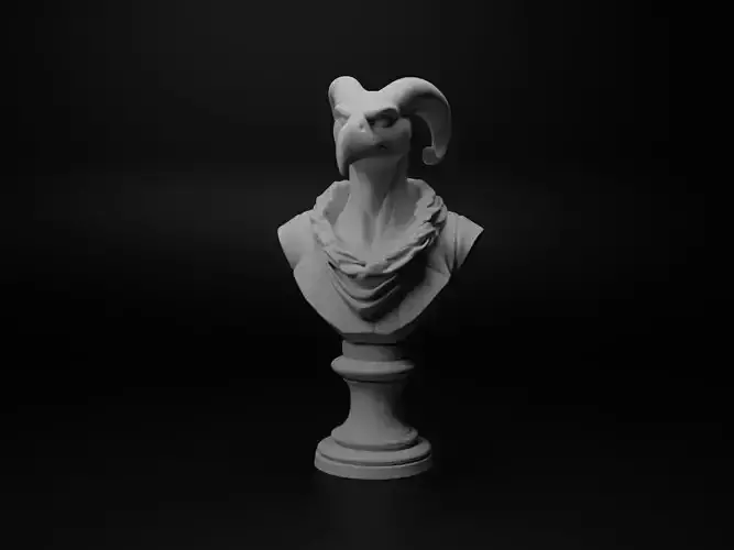 Vulture Animal Bust Chess