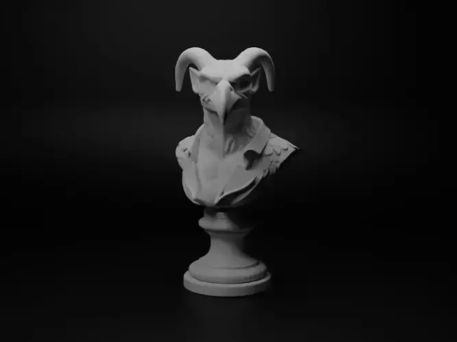 Vulture Animal Bust Chess