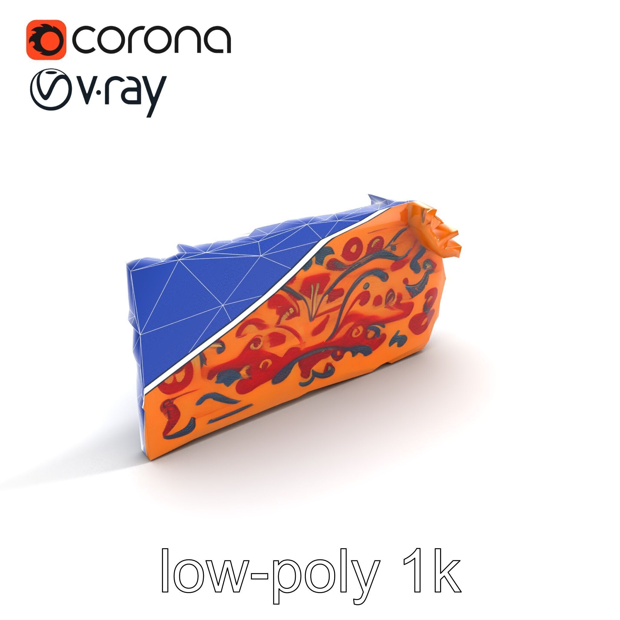 Medieval Tapestry Fragment Textures model pack Low-poly 3D model_32