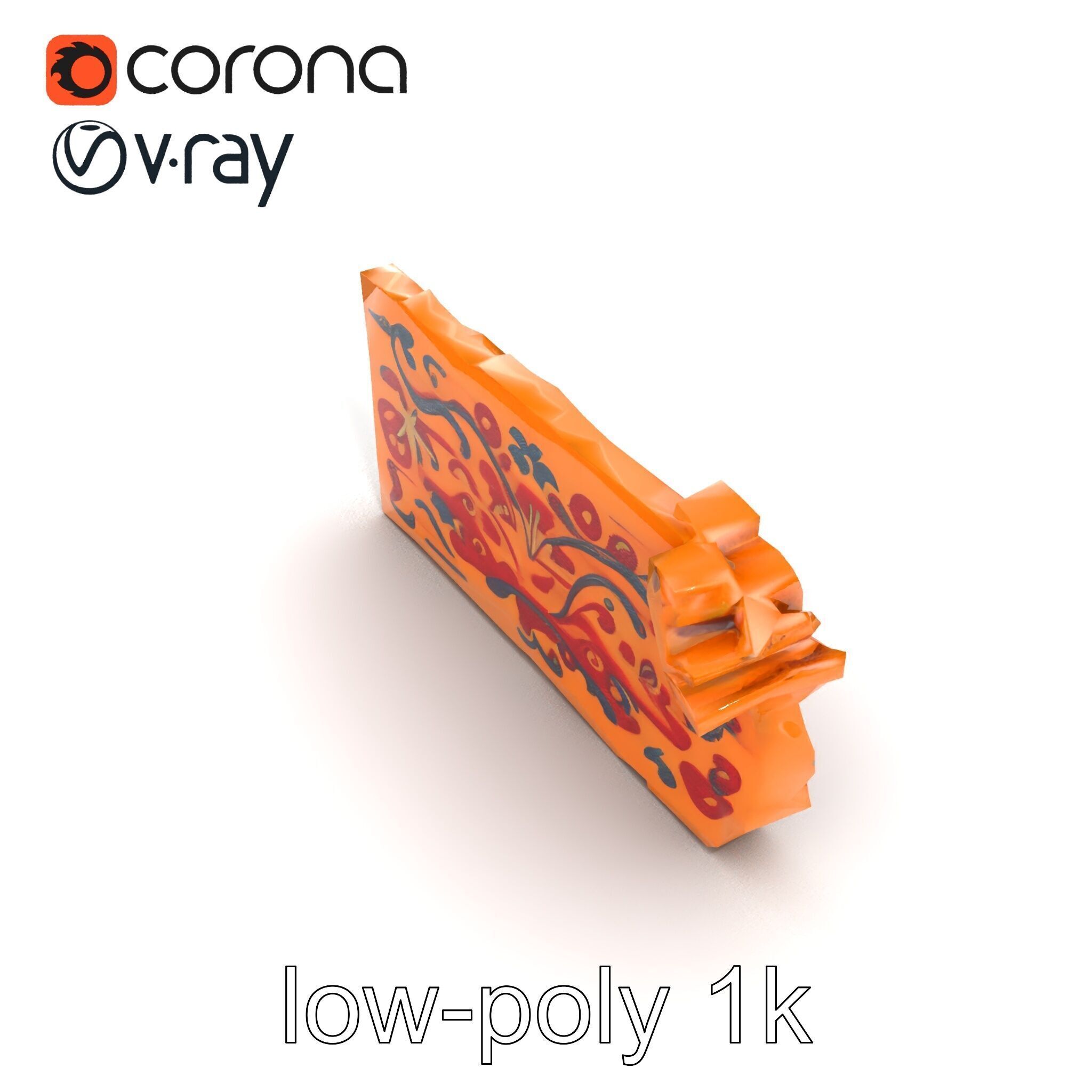 Medieval Tapestry Fragment Textures model pack Low-poly 3D model_24