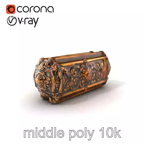 Ancient Bronze Artifact Decorative model pack Low-poly 3D model