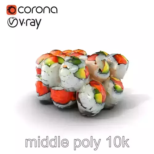 Exquisite Sushi Platter Model Pack