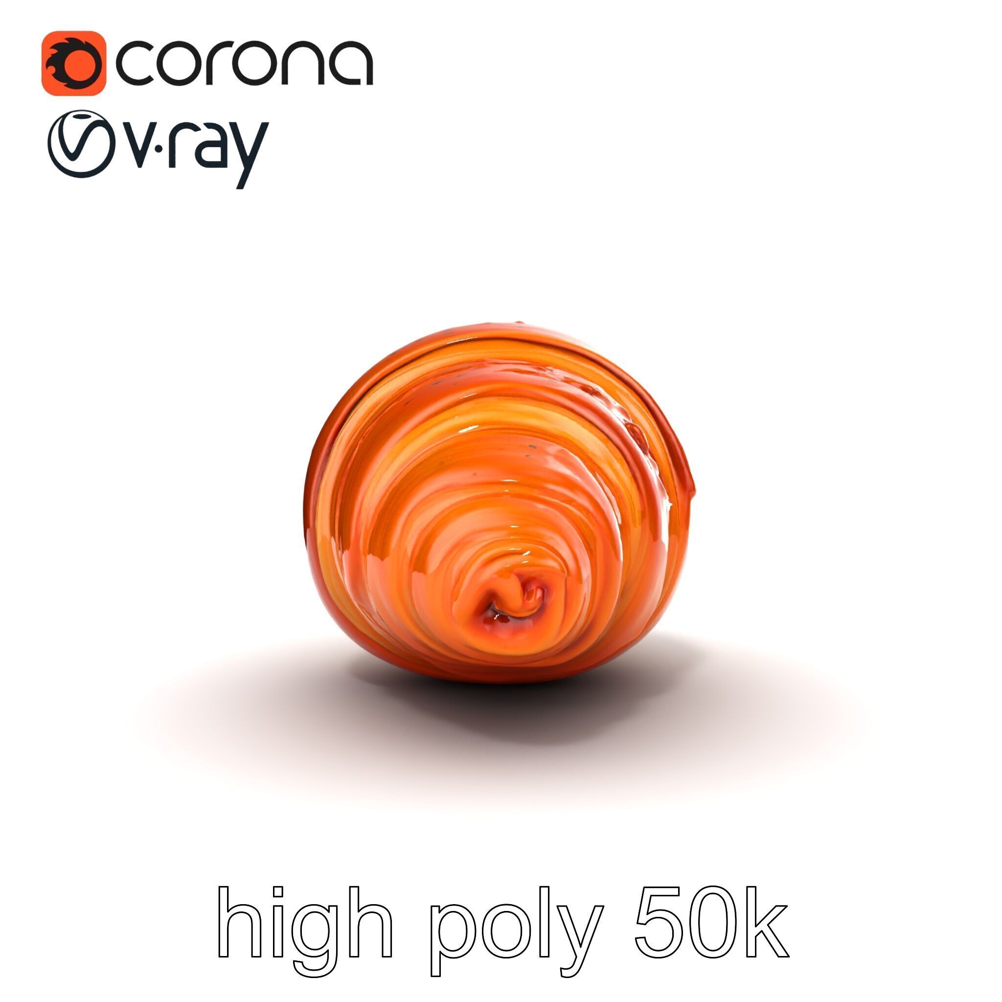 Classic French Croissant D Model HighQuality Model Pack Low-poly 3D model_13