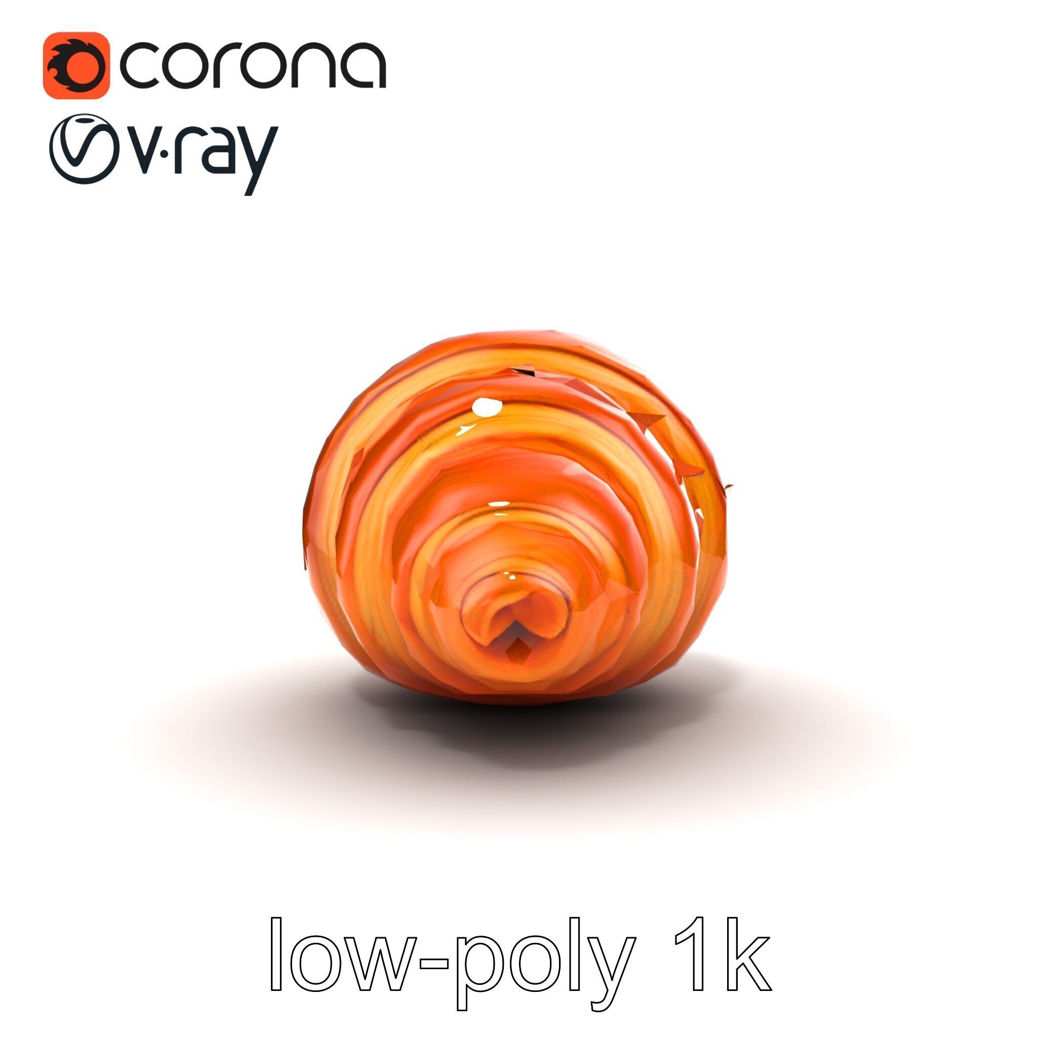 Classic French Croissant D Model HighQuality Model Pack Low-poly 3D model_19