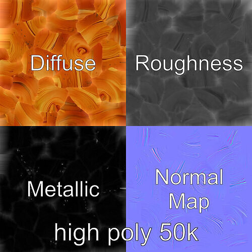 Classic French Croissant D Model HighQuality Model Pack Low-poly 3D model 3