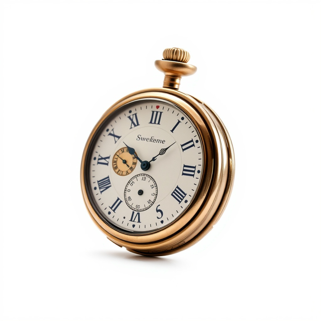 Antique Pocket Watch Intricate Metalwork Model Pack Low-poly 3D model_4